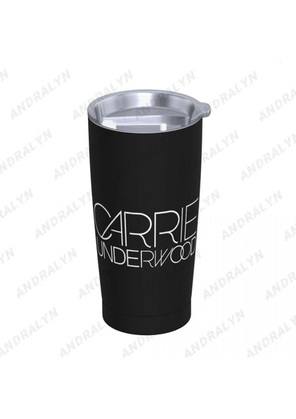 Kırmızı 400-600ML Carrie Underwood Paslanmaz Çelik Kahve Kupa Kapaklı Kupa Bira Kupaları Çay Bardağı Metal Bardak Içecek Saman Seyahat Bardakları (Yurt Dışından) modelleri