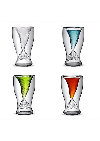 150 ml Yüksek Borosilikat Cam Çift Duvar Yalıtımlı Kahve Fincanı 80 ml Içme Sütü Çay Meyve Suyu Kahve Latte Espresso AQ227 (Yurt Dışından)