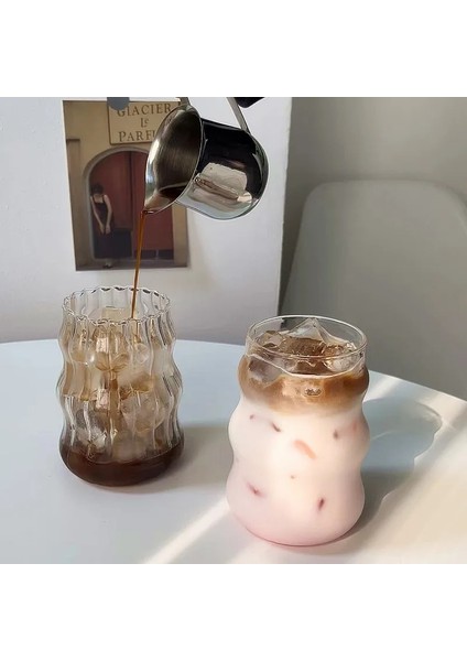 Şerit B-530ML 410-865ML 18OZ Cam Kahve Kupaları Süt Kupası Cam Isıya Dayanıklı Içme Bardakları Kahvaltı Fincan Su Bardağı Büyük Kapasiteli Tumbler (Yurt Dışından) indirimleri