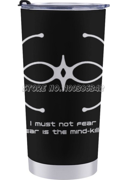 20 Oz Korkmamalıyım.korku Zihin Öldürücüdür ( ) Seyahat Kupa Buz Bardağı 304 Paslanmaz Çelik Vakum Yalıtımlı Araba Bardak Kahve Kupa 2020 Mov (Yurt Dışından) fırsatları