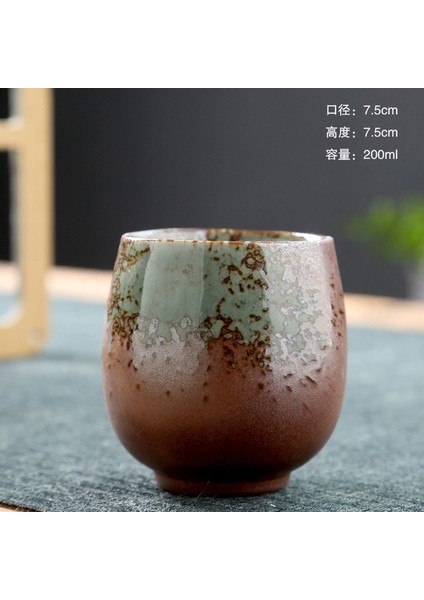 H Jıa Guı Luo Seramik 200 ml Kahve Fincanları Japon Tarzı Fincan Kahve Fincanı Çay Fincanı Çay Bardağı Coffeeware G044 (Yurt Dışından)
