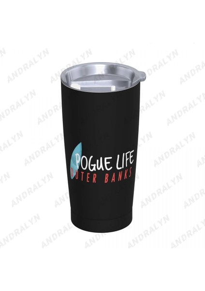 Kırmızı 400-600ML Pogue Life Dış Bankalar Paslanmaz Çelik Kahve Kupa Kapaklı Kupa Bira Kupaları Çay Bardağı Metal Bardak Içecek Saman Seyahat Bardakları (Yurt Dışından) modelleri