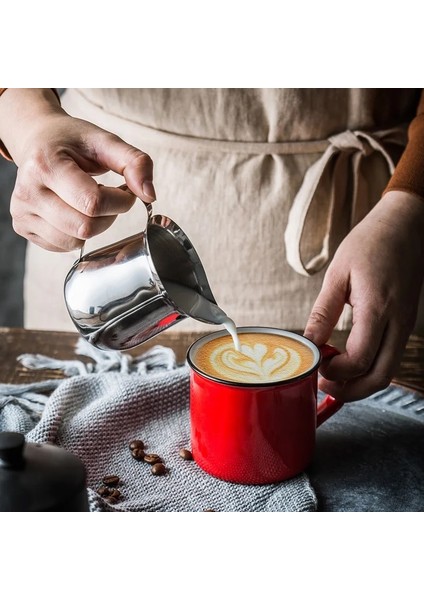 240ML 30-300ML 60/90/150/300ML Paslanmaz Çelik Süt Sürahisi Bardak Köpürtücü Kahve Latte Sanat Çiçek Fincan Espresso Cappuccino Makinesi Süt Köpürtücü Sürahi (Yurt Dışından) modelleri