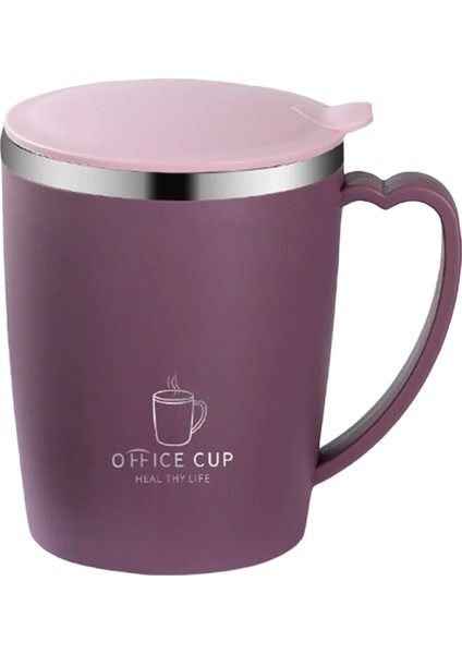 Beyaz 350ML Çocuk Paslanmaz Tumbler Sızdırmaz Geniş Ağızlı Smoothie Bardaklar Soğuk ve Sıcak Içecekler Için Saplı Kahve Kupaları Xqmg (Yurt Dışından)