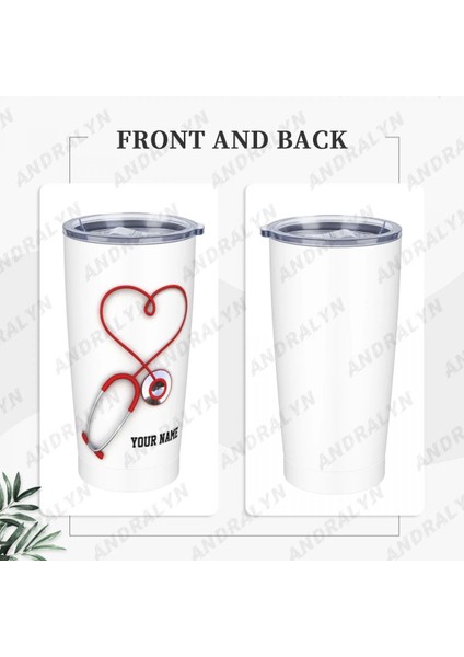 Beyaz 400-600 ml Hastane Özelleştirme Stetoskop 2023 Doktorlar Hediye Komik ve Benzersiz Paslanmaz Çelik Kahve Fincanı Suyu Içme Sofra (Yurt Dışından) indirimleri