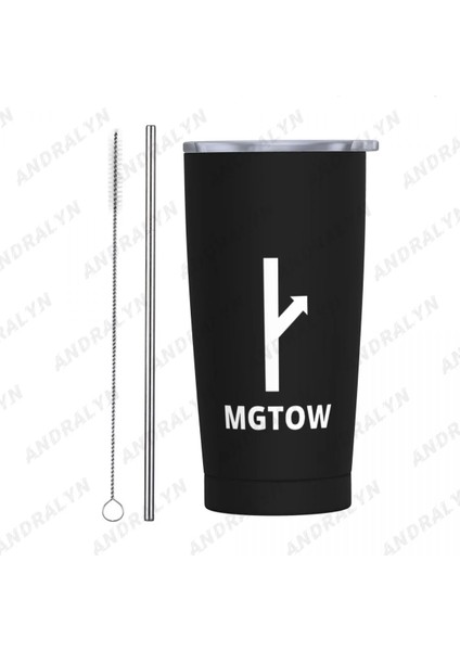 Sarı 400-600 ml Mgtow Paslanmaz Çelik Kahve Fincanı Termal Kupa Garrafa Termica Cafe Copo Termico Caneca Kaymaz Seyahat Araba Yalıtımlı Şişe (Yurt Dışından)