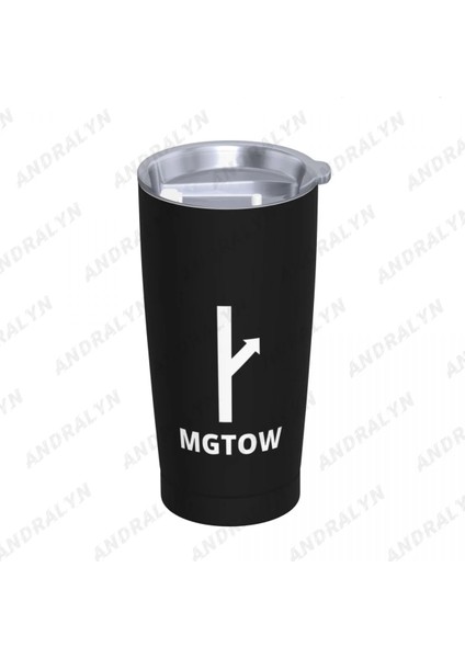 Sarı 400-600 ml Mgtow Paslanmaz Çelik Kahve Fincanı Termal Kupa Garrafa Termica Cafe Copo Termico Caneca Kaymaz Seyahat Araba Yalıtımlı Şişe (Yurt Dışından)