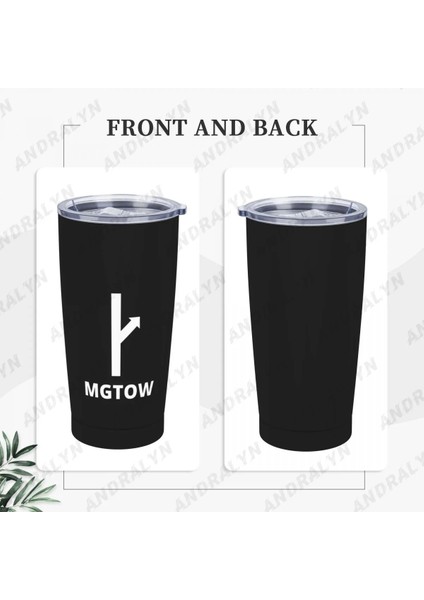 Sarı 400-600 ml Mgtow Paslanmaz Çelik Kahve Fincanı Termal Kupa Garrafa Termica Cafe Copo Termico Caneca Kaymaz Seyahat Araba Yalıtımlı Şişe (Yurt Dışından)