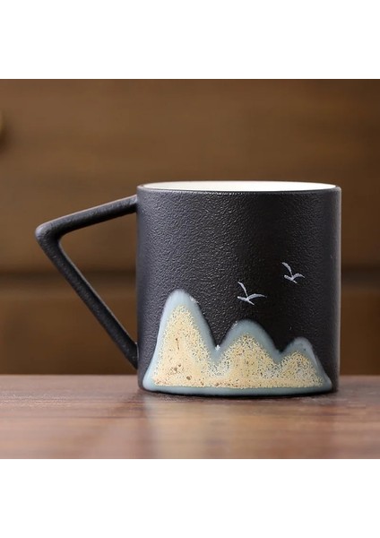 F-50ML 1 Adet 1 Adet Çin Tarzı Dağ Seramik Kung Fu Çay Bardağı Yaratıcı Çömlek Espresso Bardak Porselen Kahve Fincanı Öğleden Sonra Çay Fincanı (Yurt Dışından) indirimleri