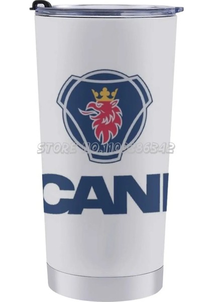 20 Oz Isimsiz 20 Oz Araba Bardak Seyahat Kahve Kupa Paslanmaz Çelik Yalıtımlı Kahve Içecek Çay Bardağı (Yurt Dışından)