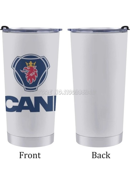 20 Oz Isimsiz 20 Oz Araba Bardak Seyahat Kahve Kupa Paslanmaz Çelik Yalıtımlı Kahve Içecek Çay Bardağı (Yurt Dışından)