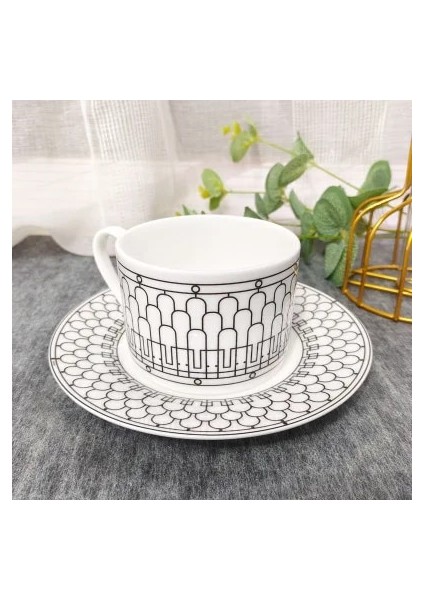 Kahve Fincanı Balık Satışı Kahve Fincanları Tabağı ile Yaratıcı Seramik Kupa Çay Için Batı Yemekleri Tam Set Espresso Fincan Okul Öğretmeni Için Hediye (Yurt Dışından)