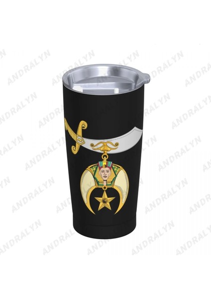 Turuncu 400-600 ml Halep Shriners Paslanmaz Çelik Kahve Fincanı Termal Kupa Cafe Kaymaz Seyahat Araba Yalıtımlı Şişe (Yurt Dışından) modelleri