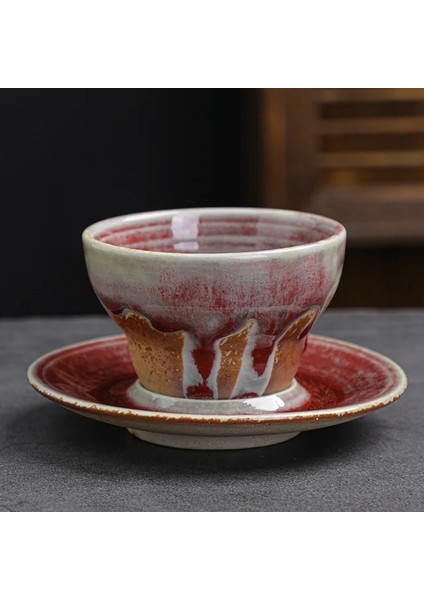Model 2 Seramik Espresso Fincan Yaratıcı Japon Tarzı Sırlı Çay Bardağı Tabanı ile Stoneware Kişisel Su Bardağı (Yurt Dışından)