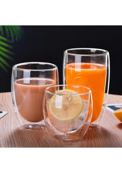 650ML-KAPAKSIZ 650MLISIYA Dayanıklı Çift Duvar Cam Bardak Bira Kahve Fincan Seti El Yapımı Bira Tumbler Kupa Çay Viski Kupalar Şeffaf Drinkware (Yurt Dışından)