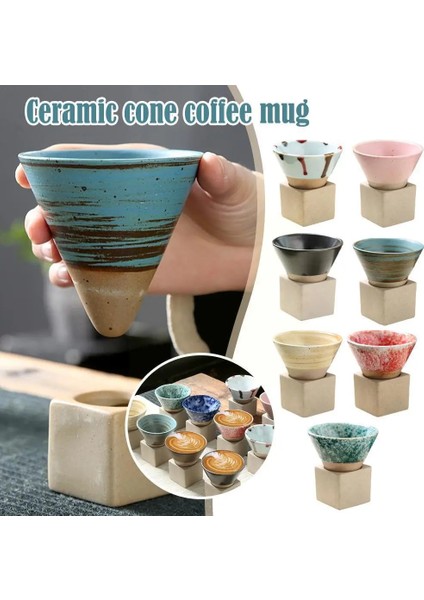 C 1 Adet Yaratıcı Retro Seramik Kahve Kupa Kaba Çömlek Fincan Latte Çekme Fincan Çay Bardağı Japon Porselen Çiçek Kahve Çömlek Q4Z5 (Yurt Dışından) fiyatları