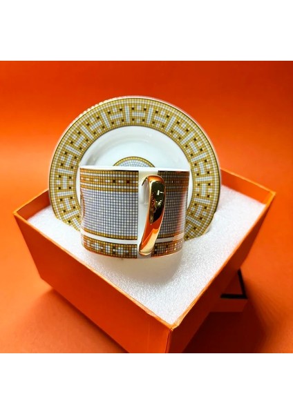 19 200-400 ml Turuncu Kahve Fincanları Tabaklı Yaratıcı Seramik Kupa Çay Için Tam Set Batı Yemekleri Espresso Fincan Okul Öğretmeni Için Hediye (Yurt Dışından)