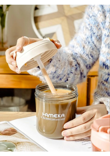 Beyaz Worthbuy Kullanımlık Kapaklı Kahve Fincanları Taşınabilir Saman Bardak Çay Süt Espresso Bardak Plastik Bardaklar Çocuklar Için (Yurt Dışından) indirimleri