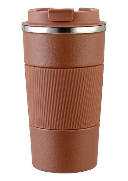 Kahve B 380 ml 380/510 ml Paslanmaz Çelik Vakum Kahve Fincanı Moda ve Yalıtımlı Bardak Yaratıcı Taşınabilir Arabaya Monte Su Bardağı (Yurt Dışından)