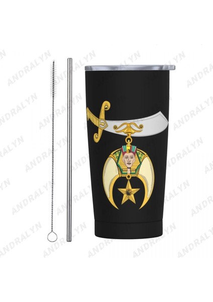 Sarı 400-600 ml Halep Shriners Paslanmaz Çelik Kahve Fincanı Termal Kupa Cafe Kaymaz Seyahat Araba Yalıtımlı Şişe (Yurt Dışından) fiyatları