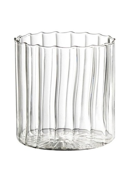 350ML 260ML/350ML Cam Çizgili Bardak Isıya Dayanıklı Şeffaf Çay Bardağı Süt Kahve Fincanı Milkshake Fincan Hafif Kahvaltı Fincan Drinkware (Yurt Dışından)