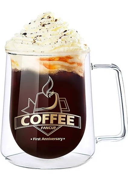 Stil 2 Çift Katmanlı Cam Kahve Fincanı Iskandinav Kupa Şeffaf Tubularis Mezar Çay Seti Therma Espresso Chicaras Aksesuarları Haşlanma (Yurt Dışından)