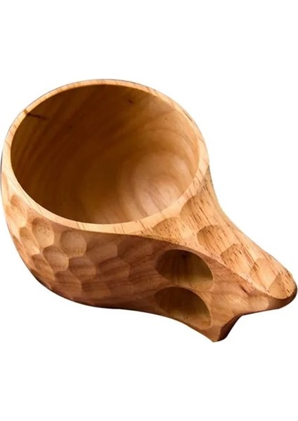 D Ahşap Bardaklar Çay Kahve Kupa Taşınabilir Açık Doğal Ahşap Içme Süt Kulplu Bardak Ev Dekor Drinkware Kuksa Kasa Çay Kupa (Yurt Dışından)