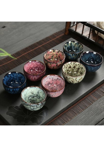 B 40 Ml-1 Adet 1 Adet Mini Çay Kase Fırın Dönüşümü Seramik Çay Bardağı Çin Kung Fu Çay Fincanı Espresso Kahve Fincanları Ev Öğleden Sonra Çay Fincanı (Yurt Dışından)