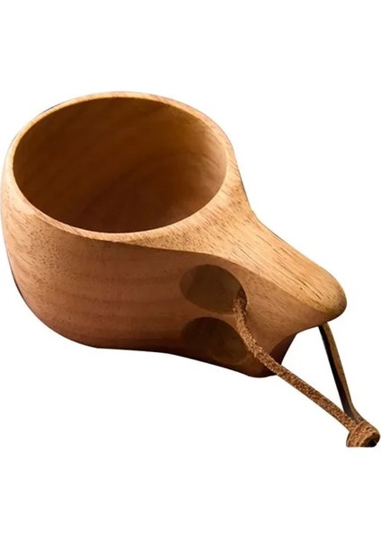 B Ahşap Bardak Çay Kahve Kupa Taşınabilir Açık Doğal Ahşap Içme Süt Kulplu Bardak Ev Dekor Drinkware Kuksa Kasa Çay Kupa (Yurt Dışından)
