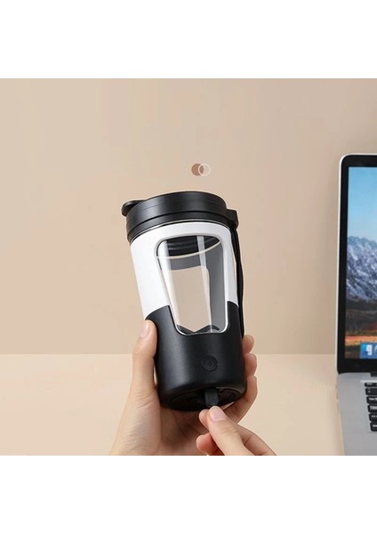 Pembe 430ML Elektrikli Karıştırma Bardağı Tam Otomatik Spor Shake Bardağı Şarj Edilebilir Taşınabilir Kahve Milkshake Karıştırma Bardağı (Yurt Dışından)