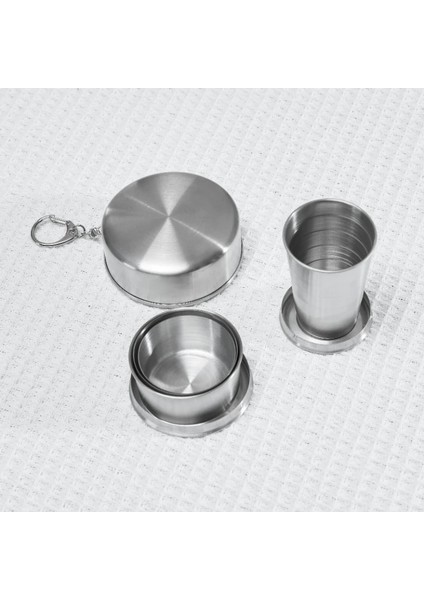 75ML Taşınabilir Paslanmaz Çelik Kahve Kupa Katlanabilir Bardak 75ML/150ML/250ML Açık Seyahat Katlanabilir Teleskopik Yürüyüş Kamp Su (Yurt Dışından) fiyatları