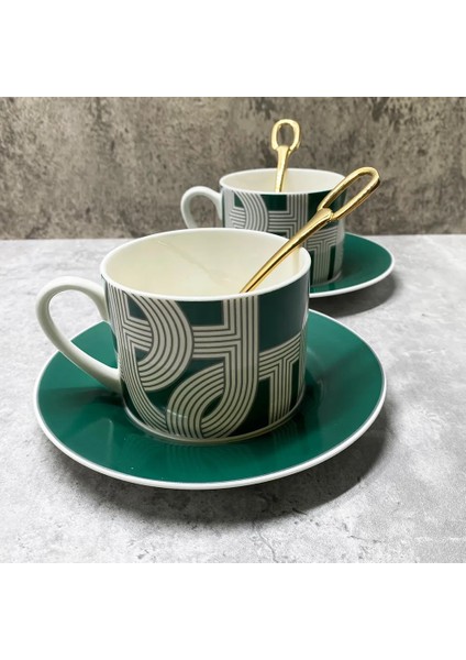 Kutu Pist Tasarımı Kemik Çini Kahve Fincanları ve Tabakları Sofra Kahve Tabakları Yemekleri Öğleden Sonra Çayı Kahve Drinkware Hediye Kutusu ile (Yurt Dışından) indirimleri