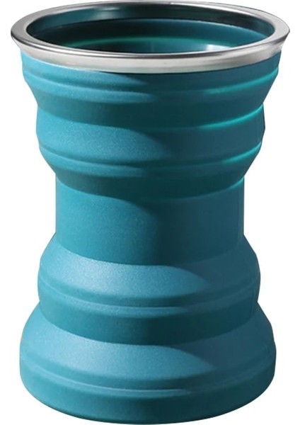 Yeşim Beyaz 320ML Katlanabilir Kupa Taşınabilir Katlanabilir Genişletilebilir Içme Bardağı Silikon Yeniden Kullanılabilir Drinkware Iş Gezileri Yürüyüş Kamp Için (Yurt Dışından) indirimleri