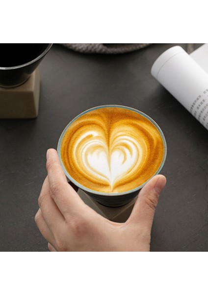 Yaratıcı Bir Retro Seramik Kahve Fincanı Koni Kaba Çömlek Çay Bardağı Japon Latte Çekme Çiçek Porselen Fincan Ev Yeni Çömlekçilik Kupa (Yurt Dışından) fırsatları