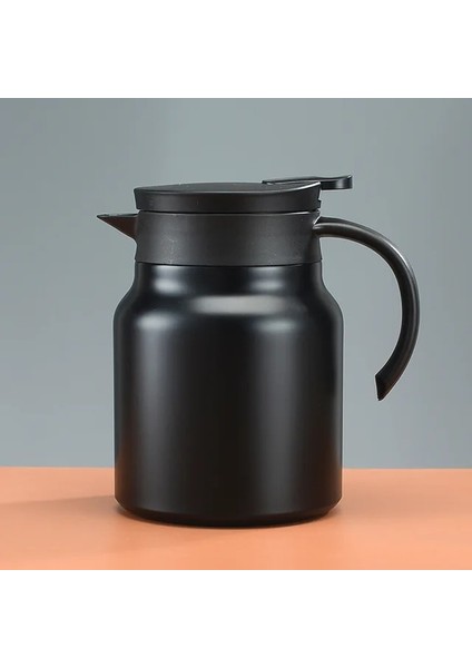 Siyah 800 ml 800/1000 ml Büyük Kapasiteli Su Isıtıcısı Paslanmaz Çelik Cezve Isı Yalıtımı Taşınabilir Çaydanlık Kahve Filtresi Coffeeware (Yurt Dışından)