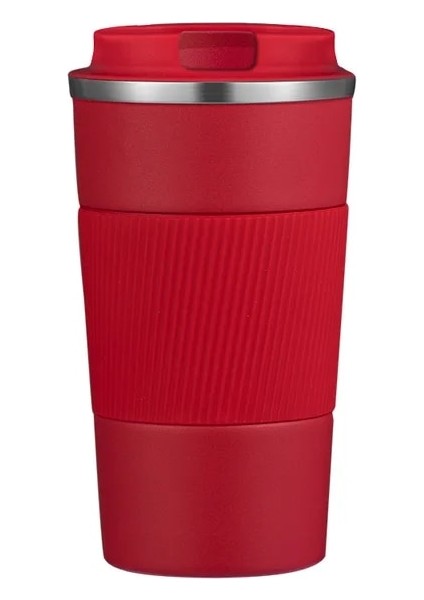 Kırmızı B 510ML 380/510ML Paslanmaz Çelik Vakum Kahve Fincanı Moda ve Yalıtımlı Bardak Yaratıcı Taşınabilir Arabaya Monte Su Bardağı (Yurt Dışından)