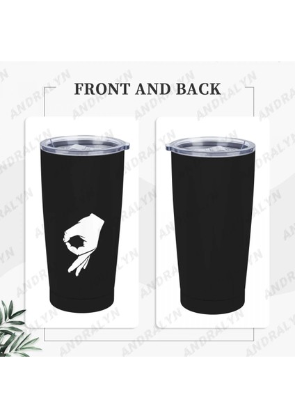 Mor 400-600 ml Tamam El Işareti Paslanmaz Çelik Termal Kupa Kahve Yalıtımlı Bardak Için Termo Şişeler Kaymaz Seyahat Araba Yalıtımlı Şişe (Yurt Dışından)