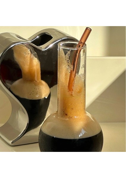 400 ml Şeffaf Cam Kahve Fincanı Suyu Süt Çay Bardağı Şarap Kahve Demlikleri Cam Dekorasyon Kavanoz Isıya Dayanıklı Coffeeware Içme Çiçek Vazo Cam (Yurt Dışından)