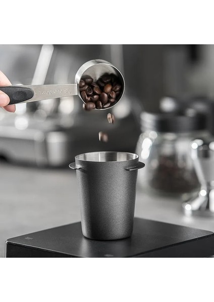 Gümüş 51MM 51/54/58MM Espresso Kahve Dozaj Yakalayıcı Bardak Toz Besleyici Makinesi Dayanıklı Parça Aşınma Distribütörü Coffeeware Aksesuarları (Yurt Dışından) indirimleri