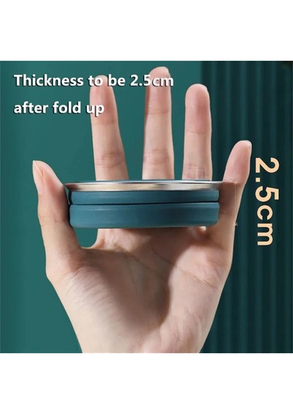 Mavi 320 ml Katlanır Silikon Taşınabilir Çay Bardağı Katlanabilir Yeniden Kullanılabilir Su Şişesi Kahve Fincanı Tur Kampı Teleskopik Spor Seyahat Çevre Dostu Kupalar (Yurt Dışından) indirimleri