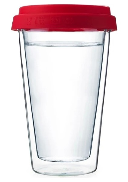 Beyaz 400 ml 13.6 Oz 10 Ons Isıya Dayanıklı Çift Duvar Borosilikat Kahve Fincanları Kupalar Latte Içecekler Için Farklı Renk Silikon Kapaklı Tumbler (Yurt Dışından) fırsatları