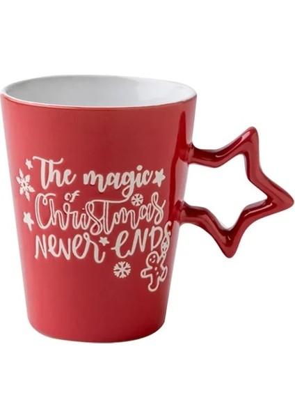 K Noel Seramik Saplı Kupalar El Yapımı Kahve Çay Süt Yulaf Ezmesi Kahvaltı Fincan Sevgililer Günü Noel Drinkware Hediyeler (Yurt Dışından)