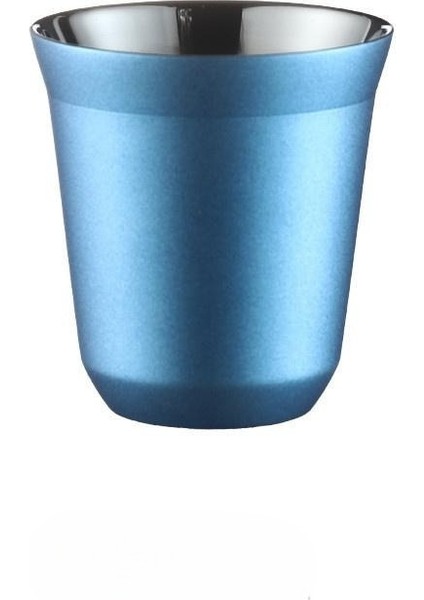 Stil 4 80ML 80ML Nespresso Fincan Kahve Fincanları Businnes Stil Özgünlük Mini Altın Paslanmaz Çelik Drinkware Bardak 1 Adet Tazas (Yurt Dışından)