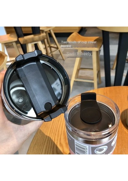 Siyah 20OZ600ML 30OZ 20OZ Saman Kahve Yalıtım Kulplu Fincan Taşınabilir Araba Paslanmaz Çelik Su Şişesi Büyük Kapasiteli Seyahat Bira Kupa (Yurt Dışından) fırsatları