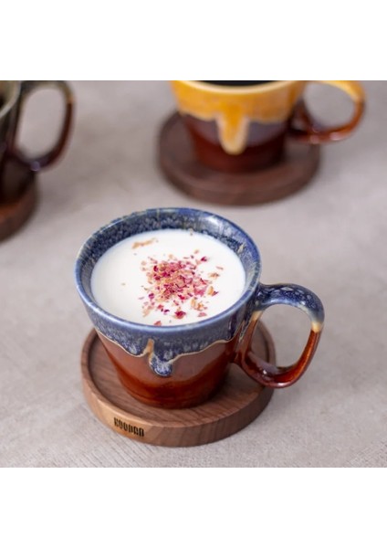 A0003 Seramik Retro Kahve Kupa 220 ml Fırın Değişimi Çekilmiş Bardak Espresso Bardak Americano Latte Bardak (Yurt Dışından) fırsatları