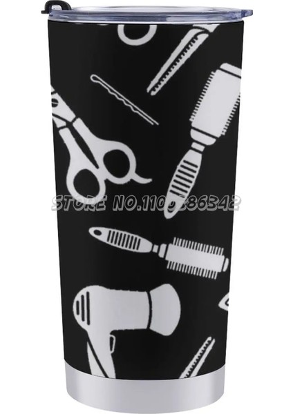 20 Oz Berber Kuaför Maskesi ve Daha Fazlası Seyahat Kahve Kupa 20 Oz Araba Bardak Kahve Su Şişesi Yalıtımlı Sızdırmaz Saç Berber Saç (Yurt Dışından) modelleri
