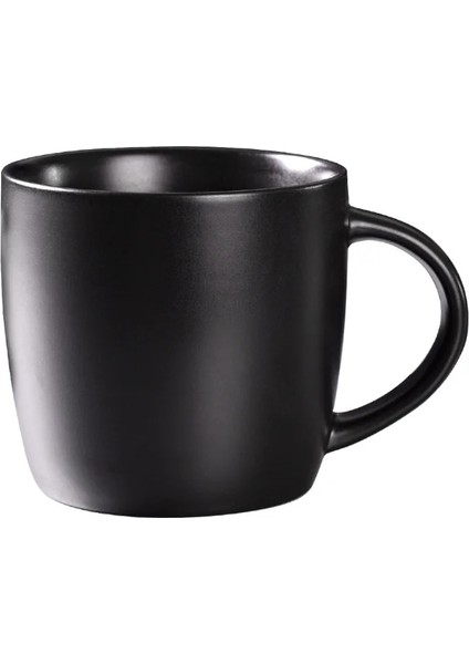 Beyaz 450 ml Seramik Kahve Fincanı Avrupa Tarzı Basit Düz Renk Fincan Kahvaltı Çay Fincanı Su Bardağı Ofis Fincan Kupa (Yurt Dışından)