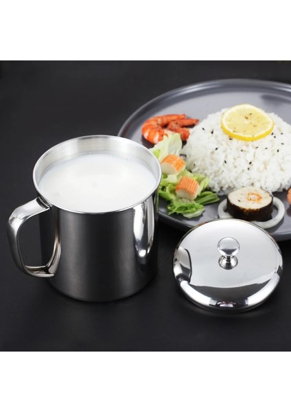 8cm 350ML 200/350/450/600/850/1100ML Paslanmaz Çelik Su Süt Kahve Çay Bardağı Kamp Kupa Ev Seyahat Bardak Bira Çay Suyu Içme Bardağı (Yurt Dışından) indirimleri