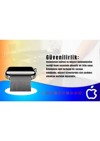 Akıllı Saat Watch için Uyumlu 42,44,45,49MM, 1/2/3/4/5/6/se/7/8/Ultra Metal Seri Kordon ve Kayışı Lacivert fırsatları