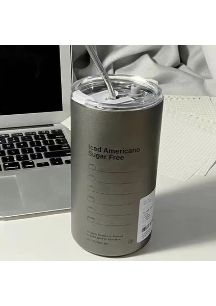 E-380 ml Ins Çelik Paslanmaz Kahve Pipetli Fincan Taşınabilir Açık Seyahat Su Şişesi Çay Bardak Büyük Kapasiteli Yalıtımlı Termal Tasse (Yurt Dışından) modelleri